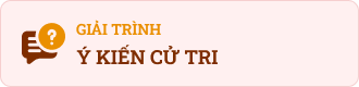 Giải trình ý kiến cử tri